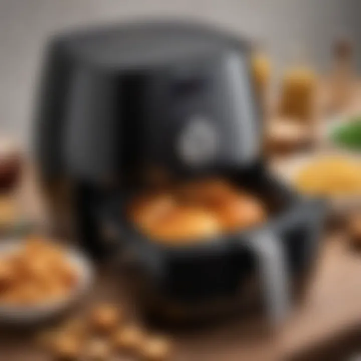 User-friendly interface of the Grundig airfryer display