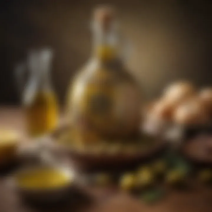 An artistic depiction of the historical significance of olive oil in Anatolian culture.