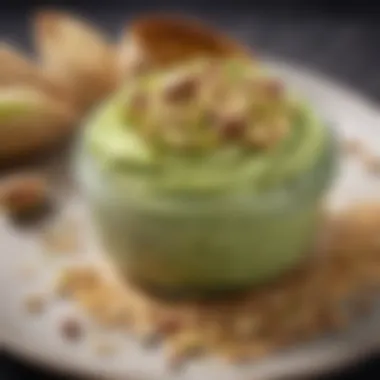 Close-up of FitNut sugar-free pistachio spread in a bowl