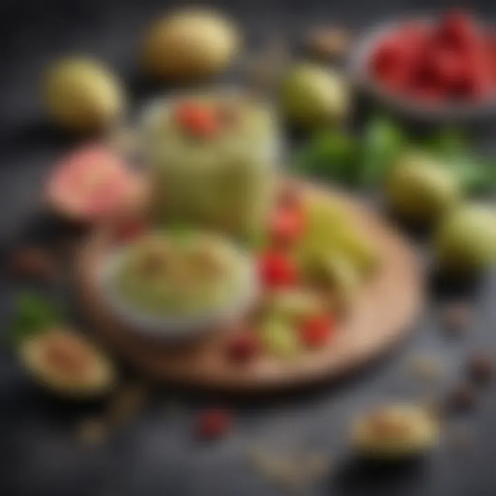 FitNut pistachio spread paired with fresh fruits