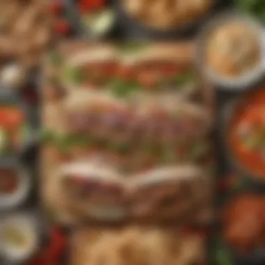 The Building Blocks of Delicious Döner: Fresh Ingredients Fresh ingredients laid out for preparing delicious döner