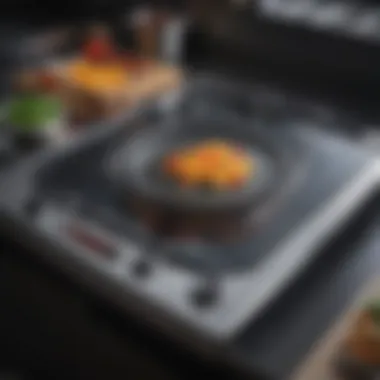 Kumtel glass cooktop highlighting safety features