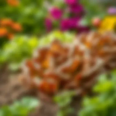 Lettuce growing in a vibrant garden setting