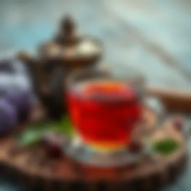 Scientific study materials on herbal tea