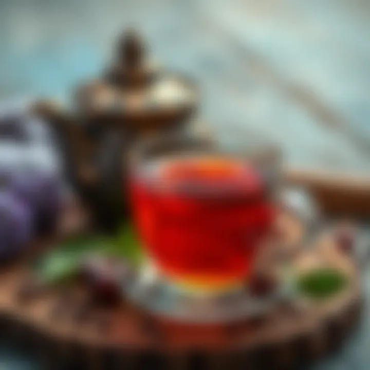 Scientific study materials on herbal tea