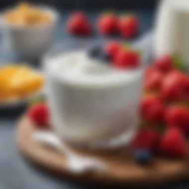 Yogurt's role in digestive health