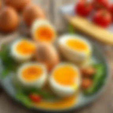 Eggs vs. Alternative Protein Sources Illustration comparing eggs with alternative protein sources